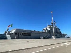 Visita istituzionale dell’U.N.U.C.I.TA a Nave Garibaldi.